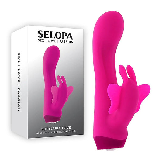 Selopa BUTTERFLY LOVE USB Rechargeable Butterfly Vibrator - Rabbit Vibrators