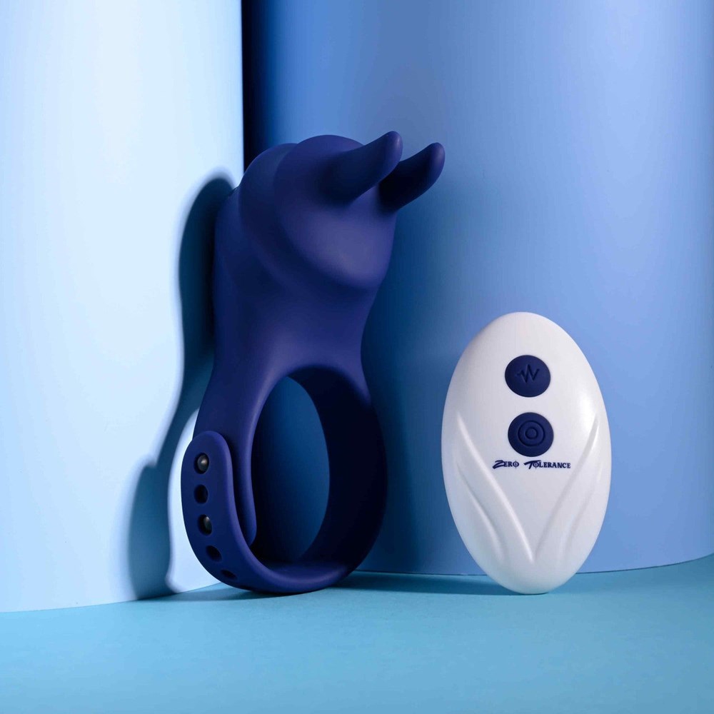 Evolved Zero Tolerance Adjustable Fun Remote Control Cock Ring with Vibration - - Cock Rings