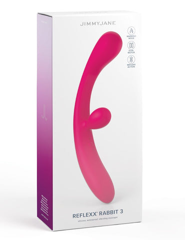 Pipedream Products JimmyJane Reflexx Rabbit 3 G Spot Vibrator Spring Flex - Rabbit Vibrators