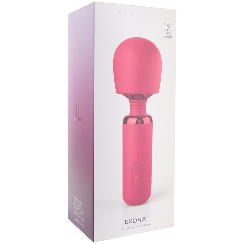 Pipedream Products JimmyJane Exona Rechargeable Body Wand Massager Pink - Personal Massagers