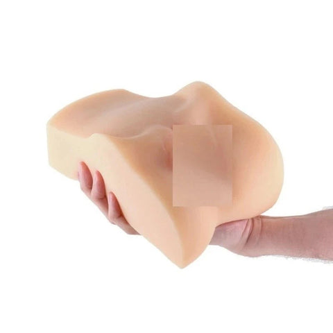Hustler Pleasure Unleashed Realistic TPE Masturbator for Intense Stimulation - Realistic Butts And Vaginas