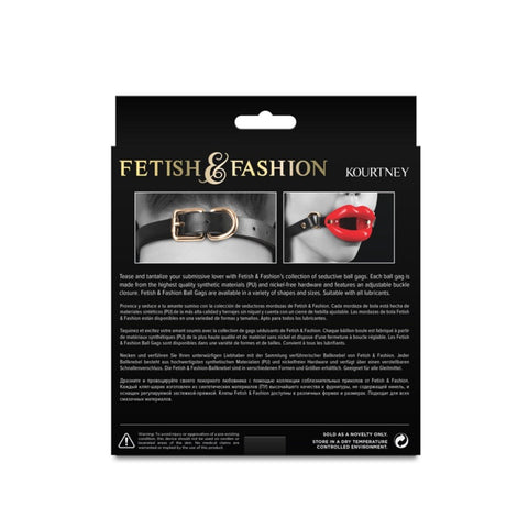 Fetish and Fashion Kourtney Bondage Mouth Gag Premium Silicone Design - Bondage Gags and Bits