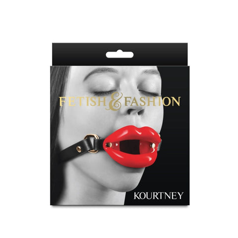 Fetish and Fashion Kourtney Bondage Mouth Gag Premium Silicone Design - Bondage Gags and Bits