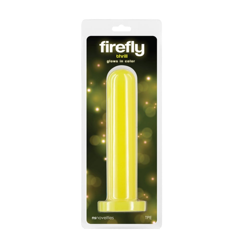 NS Novelties Firefly Thrill Glow in Dark 19.3 cm Large Dildo and Suction Base - Non-Realistic Dildos