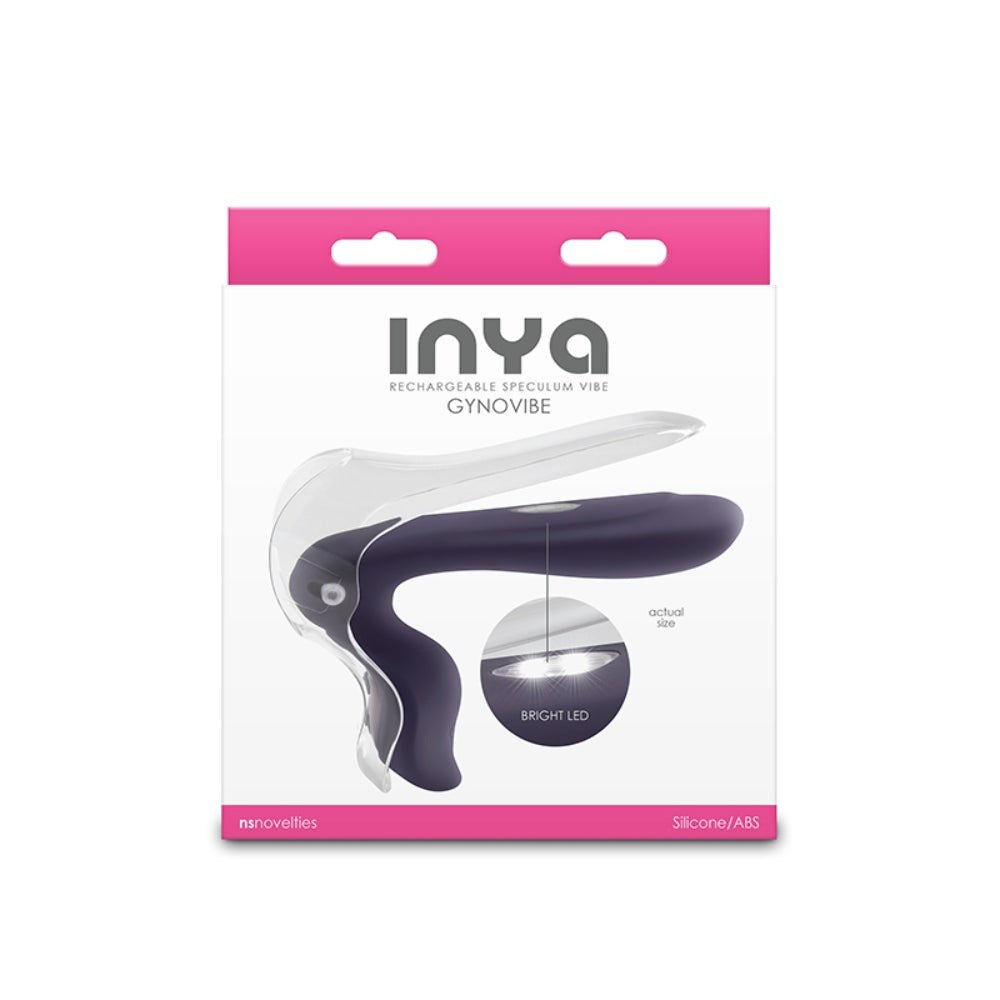 NS Novelties INYA GynoVibe Rechargeable G Spot Vibrator with LED Light - Waterproof Vibrators