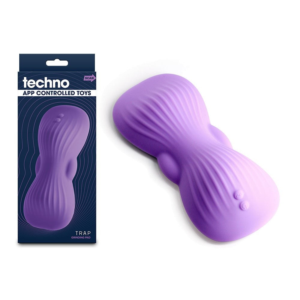 NS Novelties Techno Trap Rechargeable Vibrating Pleasure Pad with App Control - - Remote Control Vibrators