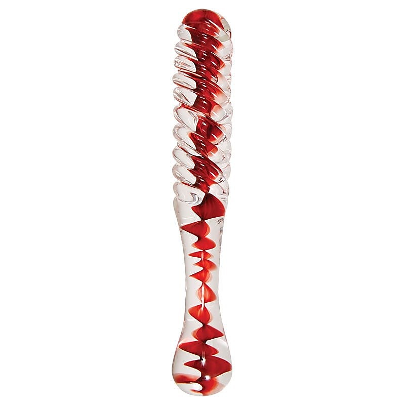 Sweetheart Swirl by Adam & Eve - Glass Sex Toys