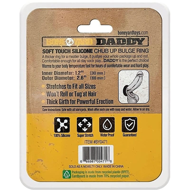 Boneyard Daddy Chub Up Bulge Ring by C1R Releasing - Stretchy Cock Rings