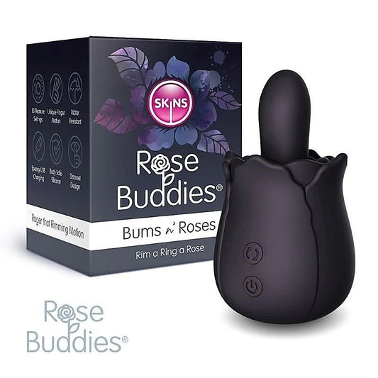 Skins Buddies The Bums N Roses Anal Rimming Stimulator - Butt Plugs