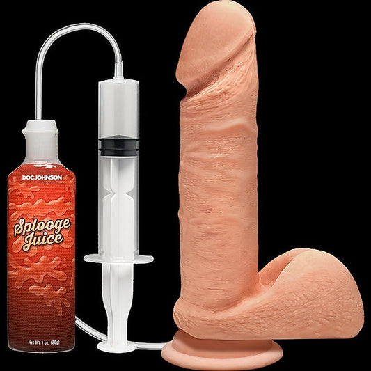 The D Squirting Realistic Dong and Balls by Doc Johnson - Realistic Dildos