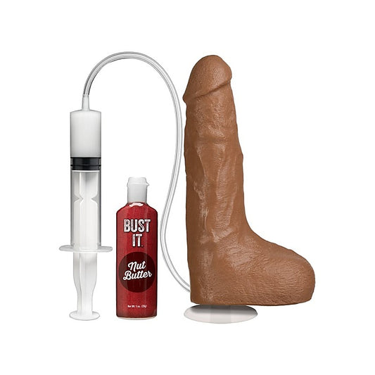 Bust It 8.5 Inch Squirting Realistic Cock by Doc Johnson - Realistic Dildos