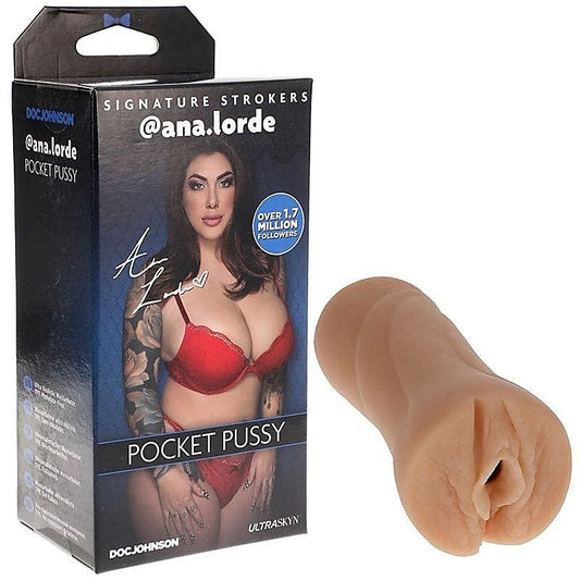UltraSkyn Ana Lorde Pocket Pussy by Doc Johnson - Realistic Butts And Vaginas