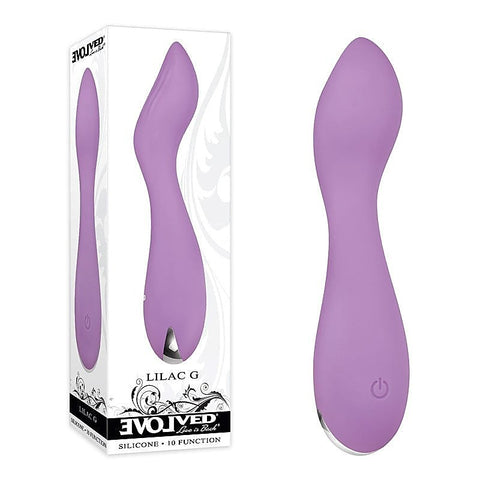 Lilac G Curved G Spot Massager by Evolved - G-Spot Vibrators