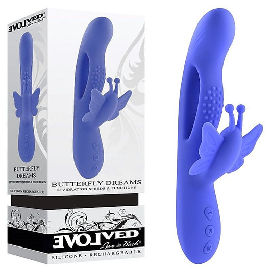 Butterfly Dreams Clitoral Vibrator by Evolved - Rabbit Vibrators
