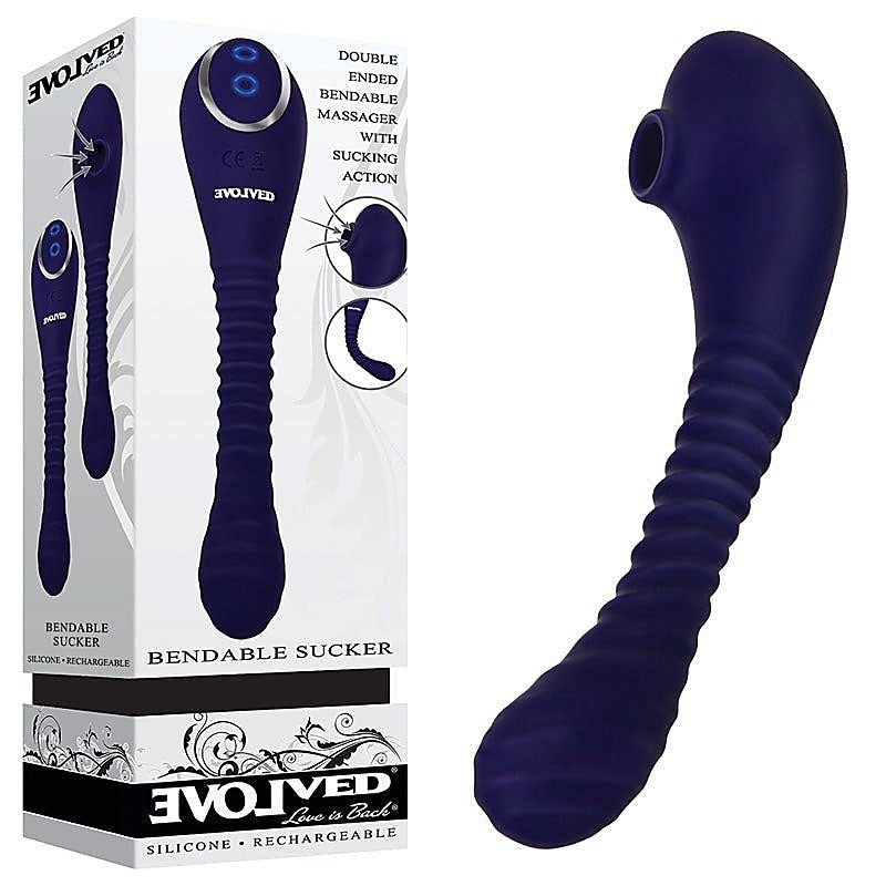 Bendable Clitoral Sucker by Evolved - Clit Ticklers and Pulsators