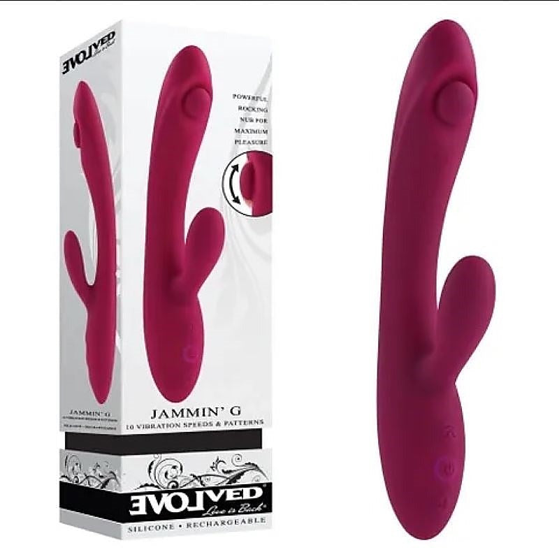 Jammin' G-Spot Massager by Evolved - Rabbit Vibrators
