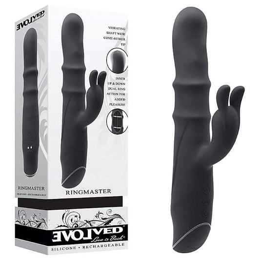 Ringmaster - Black Edition by Evolved - Rabbit Vibrators