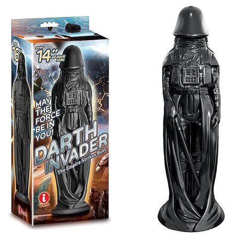 Darth Invader Black 14-Inch Dong by Icon Brands - Non-Realistic Dildos
