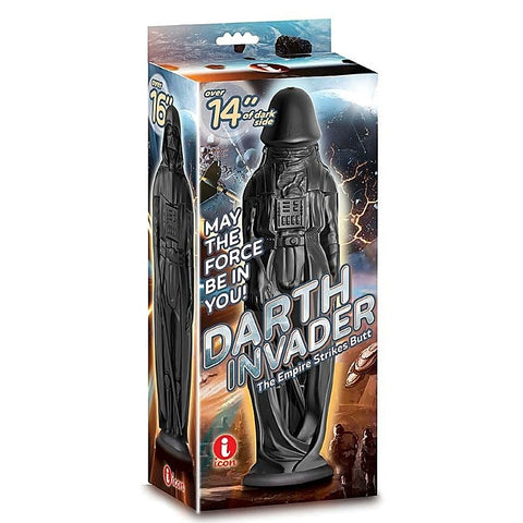 Darth Invader Black 14-Inch Dong by Icon Brands - Non-Realistic Dildos