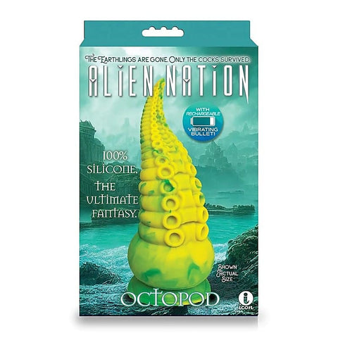 Premium Alien Nation Octopod by Icon Brands - Vibrating Dildos
