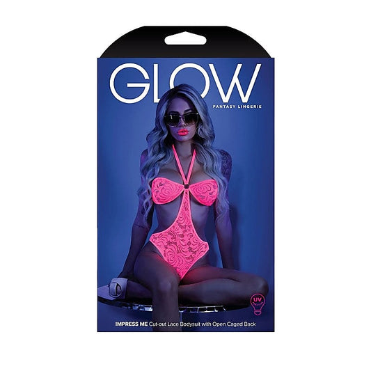 Glow Impress Me Bodysuit by Fantasy Lingerie - Babydolls and Chemises