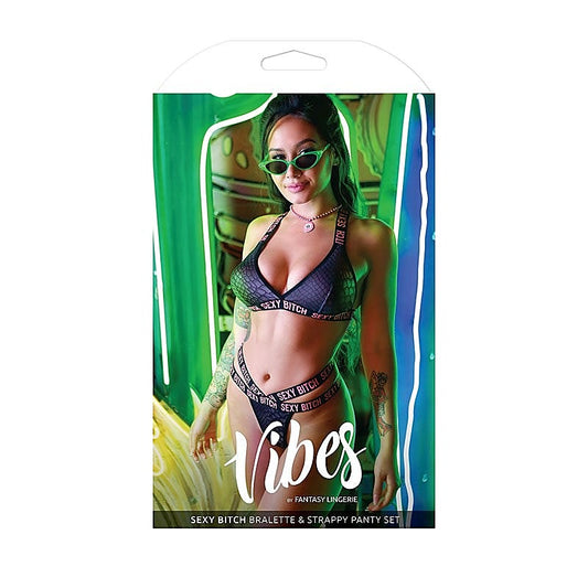 Sexy Bitch Lingerie Set by Fantasy Lingerie - Bras and Bra Sets