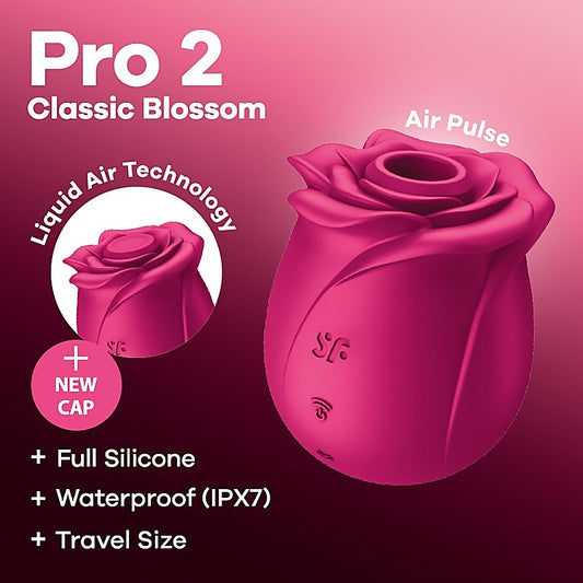 Pro 2 Classic Blossom by Satisfyer - Clit Ticklers and Pulsators