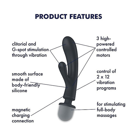Triple Lover by Satisfyer - Glass Sex Toys