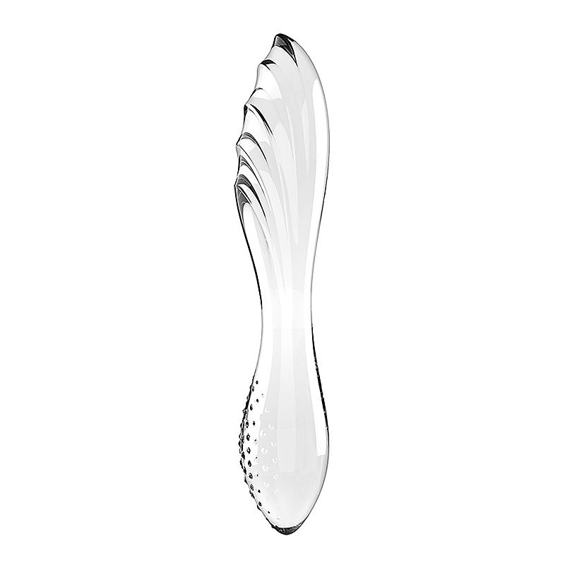 Dazzling Crystal 1 G Spot Glass Dildo by Satisfyer - Glass Sex Toys