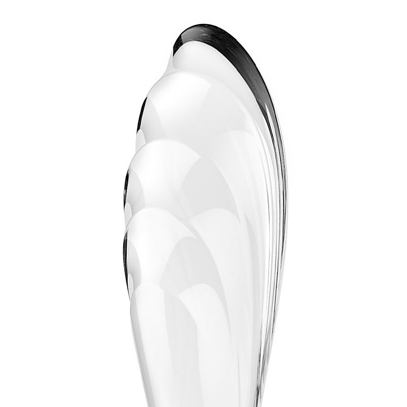 Dazzling Crystal 1 G Spot Glass Dildo by Satisfyer - Glass Sex Toys