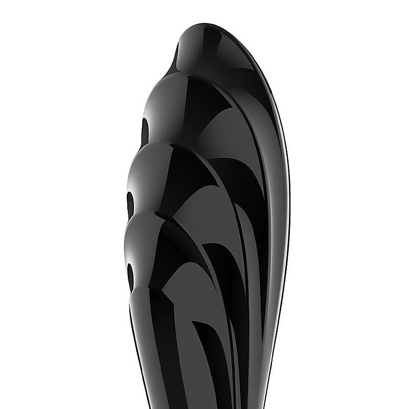 Dazzling Crystal 1 G Spot Glass Dildo by Satisfyer - Glass Sex Toys