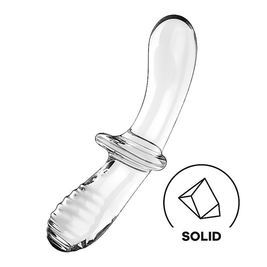 Double Crystal Glass Double Ended Dildo by Satisfyer - Remote Control Vibrators
