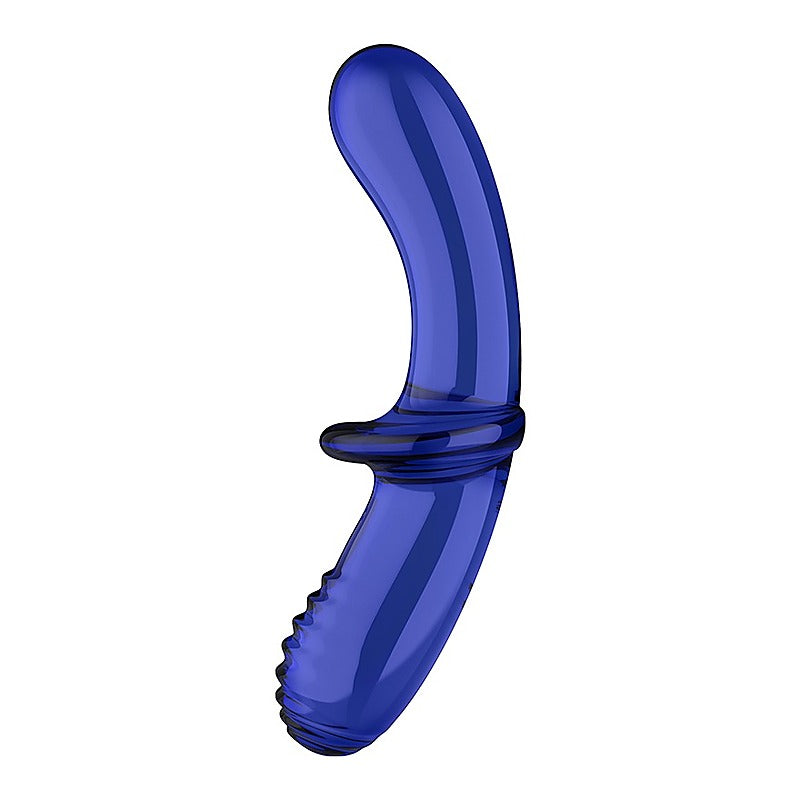 Double Crystal Anal and Vaginal Glass Dildo by Satisfyer - Remote Control Vibrators
