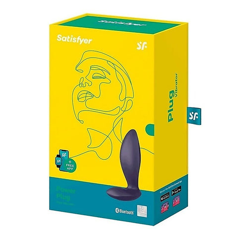 Power App Control Unisex Vibrating Anal Plug by Satisfyer - Anal Vibrators