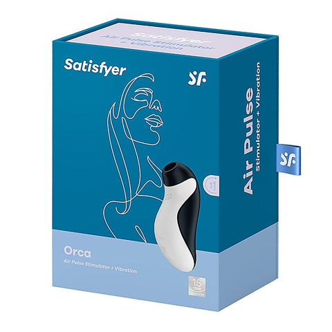 Orca Air Pulse Multi Functions Clitoral Vibrator - Clit Ticklers and Pulsators