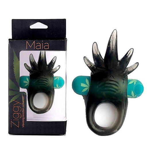 Maia Ziggy Hemp USB Rechargeable Vibrating Cock Ring - Vibrating Cock Rings