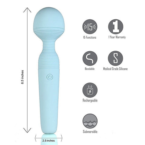 Maia Grace Rechargeable Pleasure Wand by Maia Toys - Body Wands
