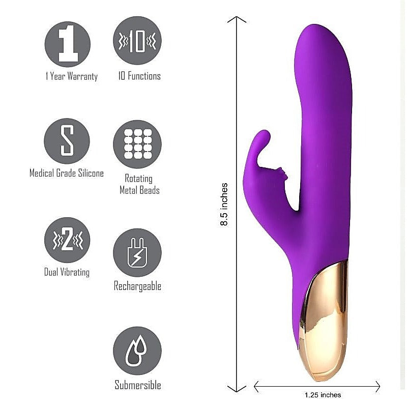 Maia Karlin Rechargeable Rabbit Vibe by Maia Toys - Rabbit Vibrators