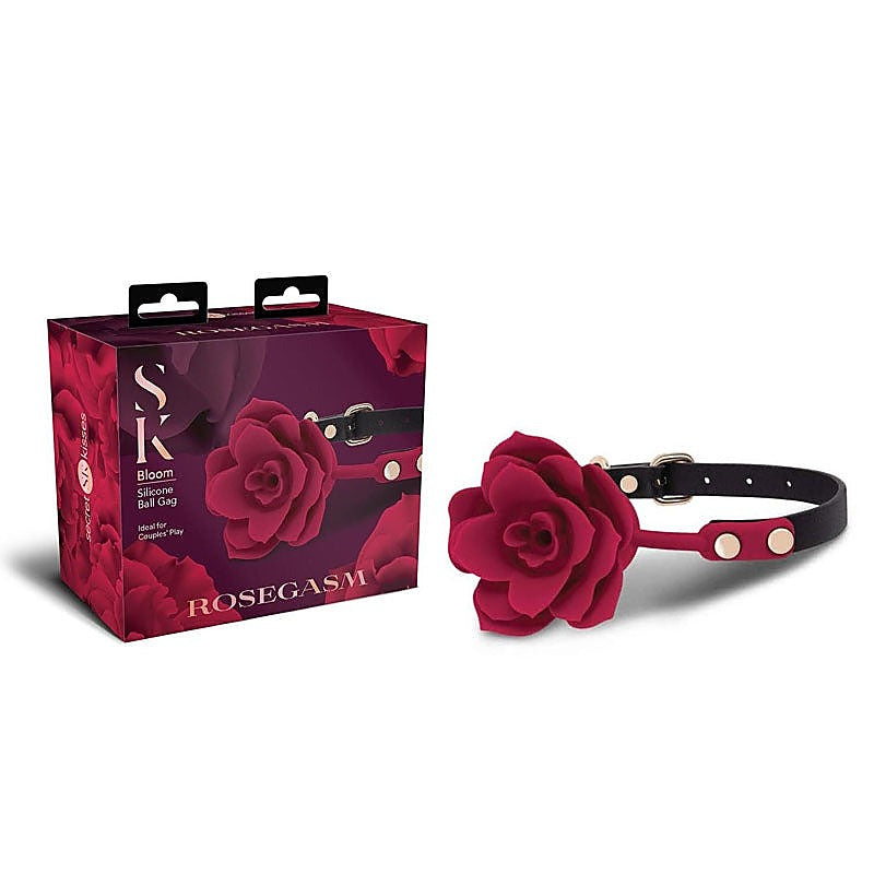 Rosegasm Bloom Silicone Gag by Xgen Products - Bondage Gags and Bits