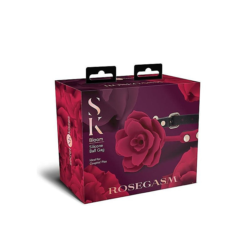 Rosegasm Bloom Silicone Gag by Xgen Products - Bondage Gags and Bits