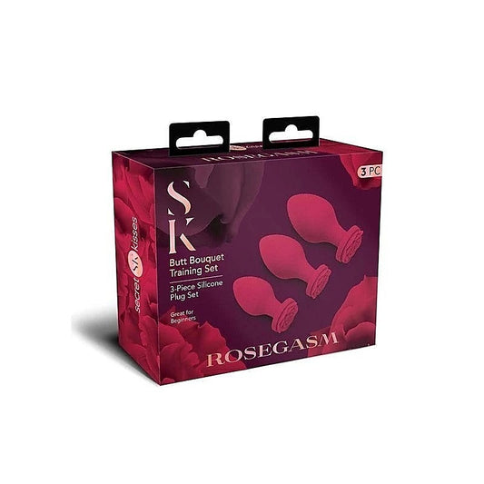 Secret Kisses Rosegasm Butt Bouquet Training Butt Plug Set - Butt Plugs