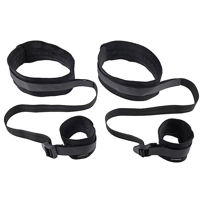 Adjustable Pleasure Cuffs by Sportsheets - Cuffs and Restraints