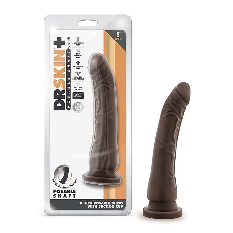 Dr. Skin Plus Posable Dildo by Blush Novelties - Rabbit Vibrators