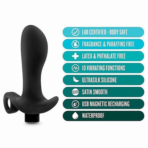 Anal Adventures Vibra Prostate Massager by Blush Novelties - Prostate Toys
