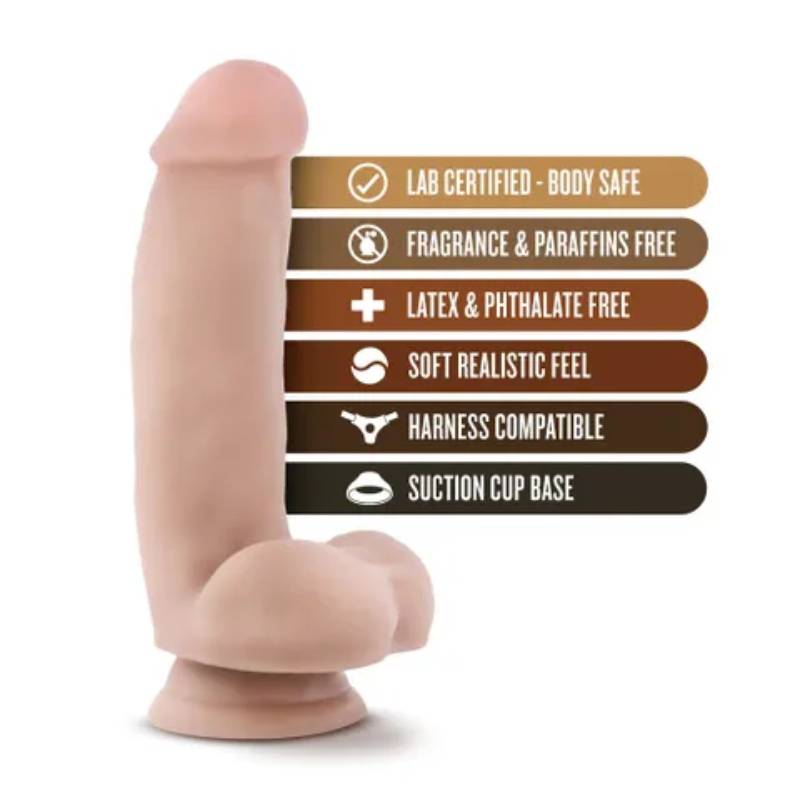 Coverboy The Pizza Boy 7'' Dong by Blush Novelties - Realistic Dildos