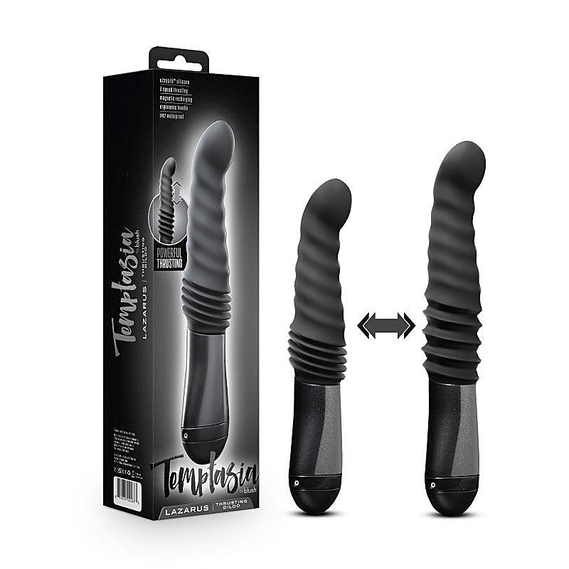 Blush Novelties Temptasia Lazarus Powerful Thrusting Dildo Rechargeable - Vibrating Dildos
