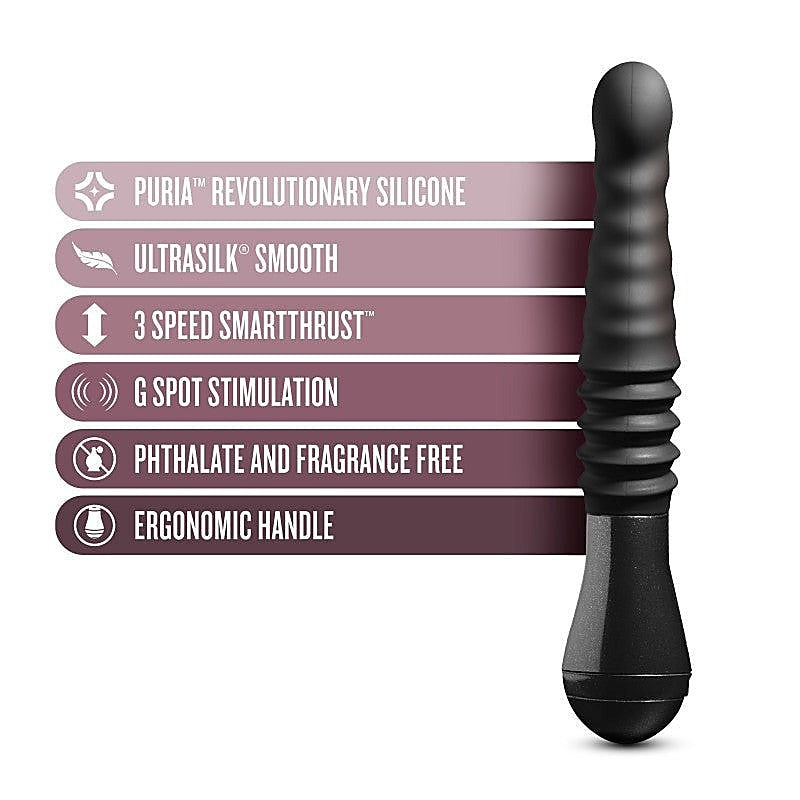 Blush Novelties Temptasia Lazarus Powerful Thrusting Dildo Rechargeable - Vibrating Dildos