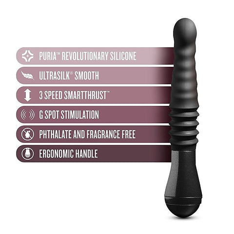 Blush Novelties Temptasia Lazarus Powerful Thrusting Dildo Rechargeable - Vibrating Dildos