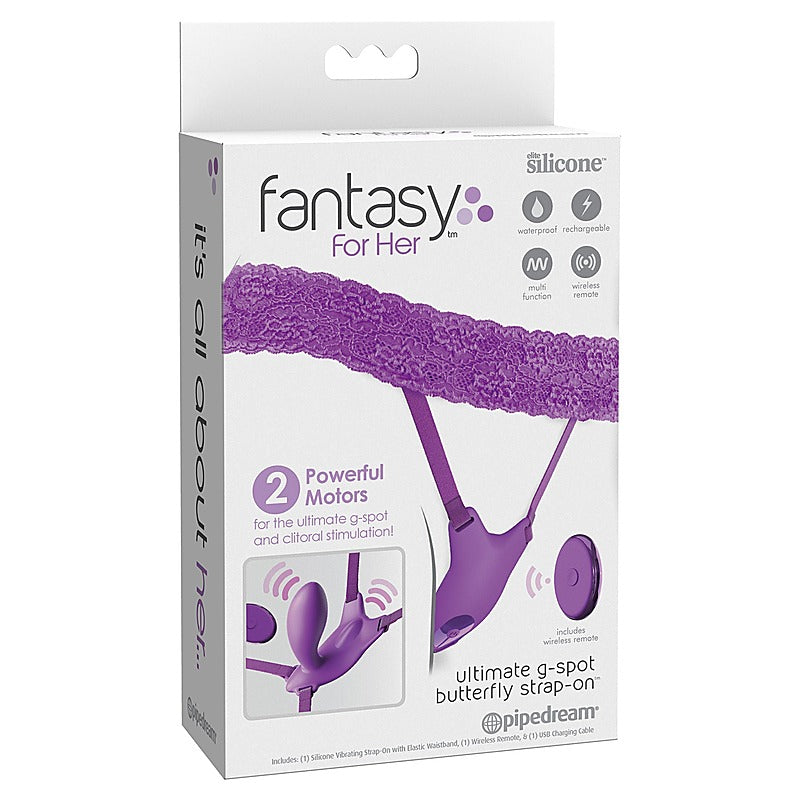 Fantasy For Her Ultimate G-Spot Butterfly Strap-On - Strap On Sextoys