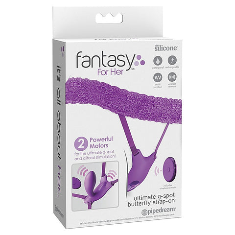 Fantasy For Her Ultimate G-Spot Butterfly Strap-On - Strap On Sextoys